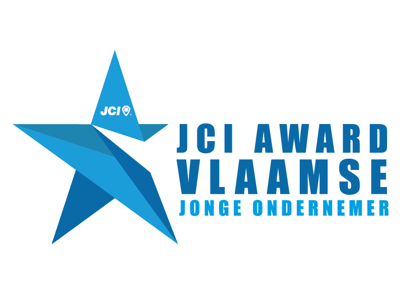 Logo JCI Award Vlaamse Jonge Ondernemer van het Jaar 2024